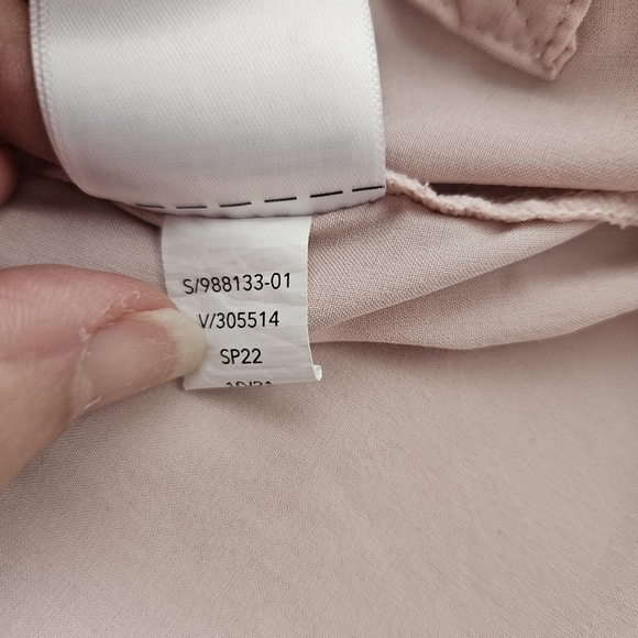 Athleta Vienna Cargo Pants Soft Blush Pink Size 18 Lightweight - Picture 11 of 16